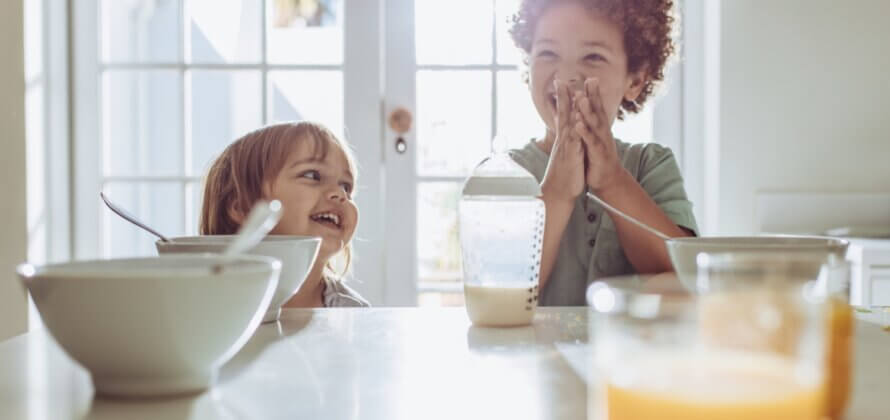 Den rette  start  på dagen for skolebørn