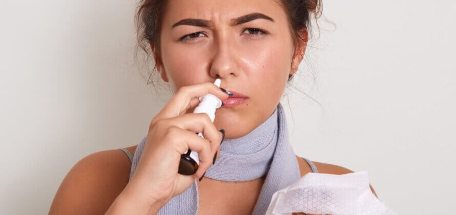 Overdrevet brug af næsespray kan føre til afhængighed